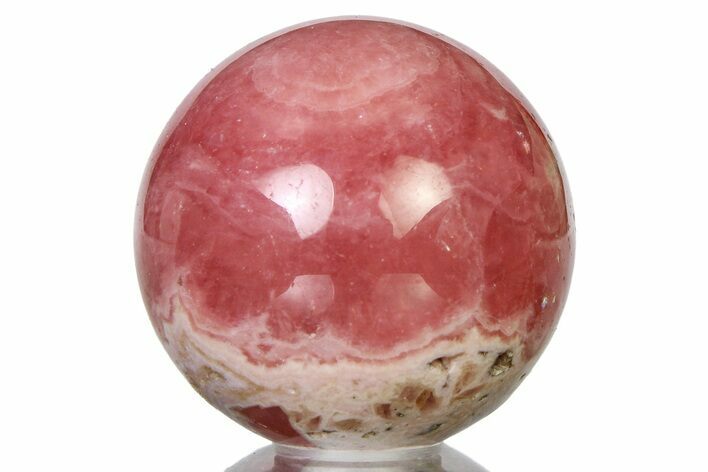 Polished Rhodochrosite Sphere - Argentina #315249